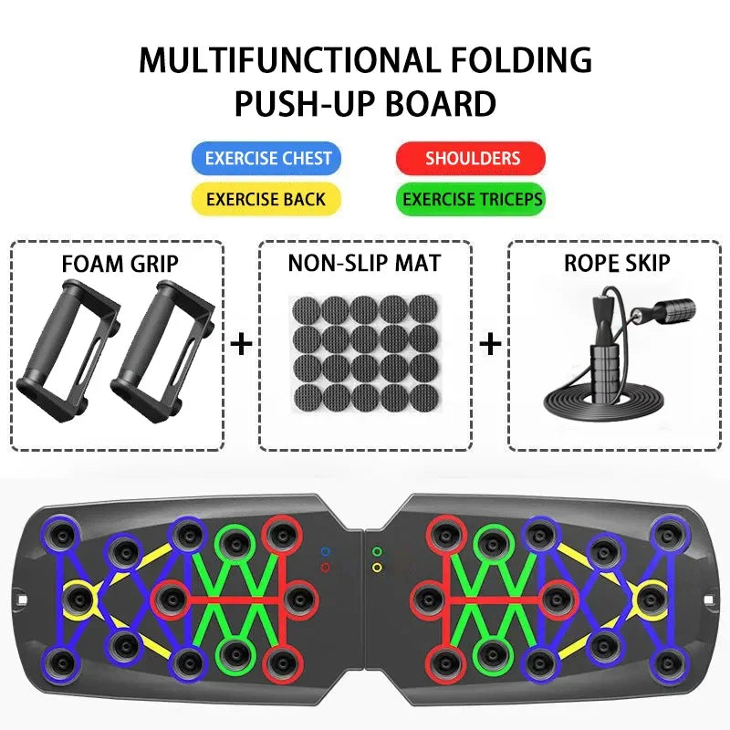 Folding Push-Up Board Chest