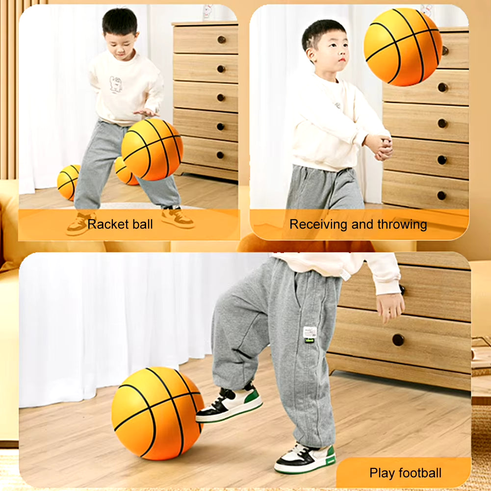 Bouncing Mute Ball Indoor Silent Basketball