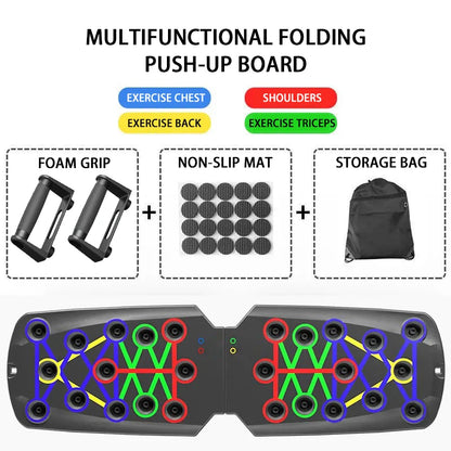 Folding Push-Up Board Chest