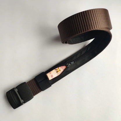 Men Leisure Outdoor Travel Multifunctional Nylon Canvas Belt