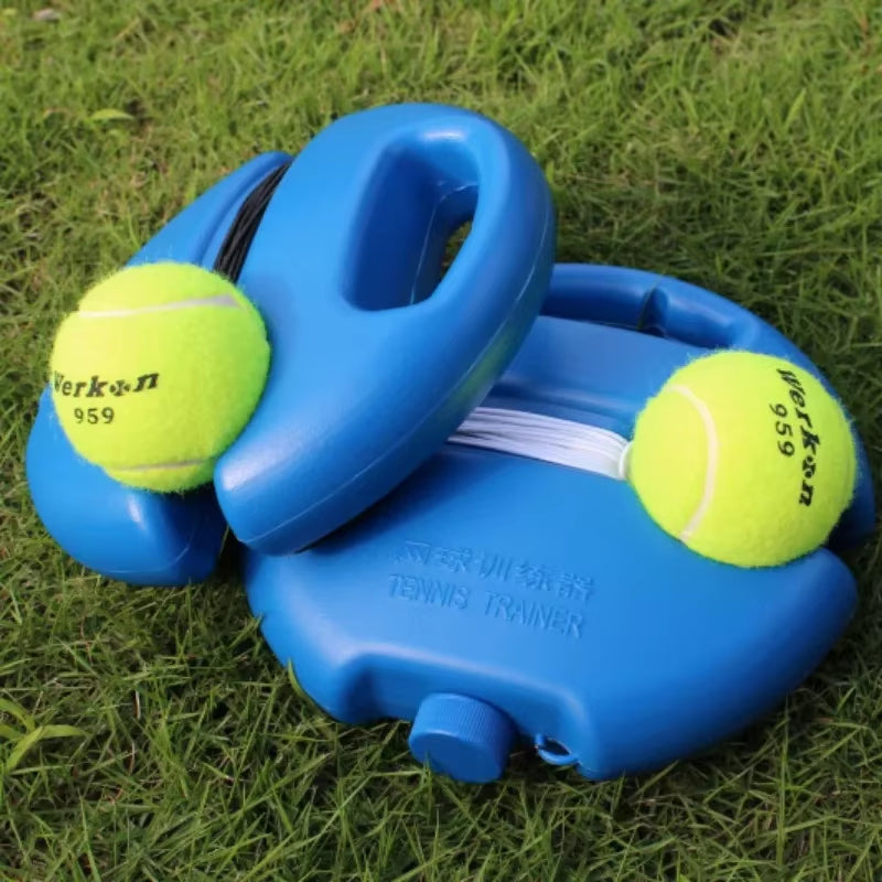 Heavy Duty Tennis Training Aids Base with Elastic Rope Ball